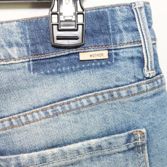 Mother Sinner Fray Play Dirty Jean Shorts H11463 - Picture 9 of 12